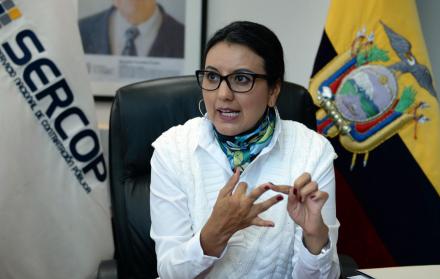 Referencial. Silvana Vallejo, directora del Sercop, notificó las anomalía a la Fiscalía.