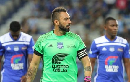 Esteban Dreer, capitán y arquero de Emelec