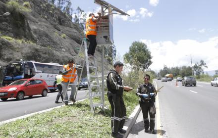 Referencial. Los fotorradares atacados por los vándalos estaban ubicados en las avenidas Ruta Viva, Simón Bolívar y Panamericana Norte.