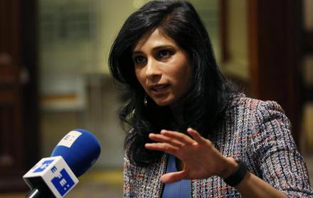 Informe. La economista jefa del Fondo Monetario Internacional (FMI), Gita Gopinath,dio los detalles.