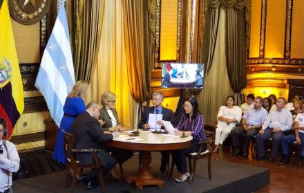 Este miércoles, la Asociación Ecuatoriana de Editores de Periódicos (Aedep) se sumó al Acuerdo Nacional por la Seguridad, que lleva adelante el Municipio de Guayaquil.