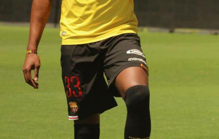 Frickson Erazo con el uniforme de Barcelona.