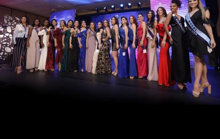 Gala inaugural del Miss World Ecuador 2019.