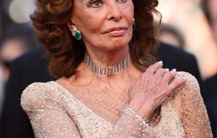 Actriz italiana Sophia Loren en 2015.