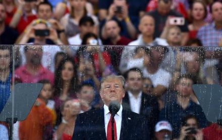 Trump celebró el poderío y la unidad de Estados Unidos en polémico 4 de julio