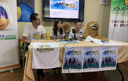 El director de la Fundación Jóvenes contra el Cáncer, Gustavo Dávila, indicó que el evento comenzará a las 10:00 en el Parque Itchimbía.