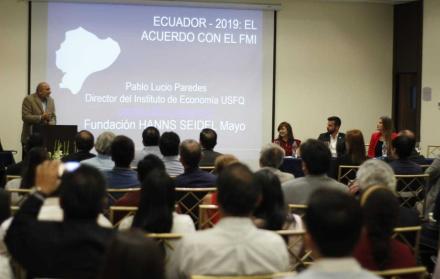 En el evento se mencionó el efecto que sin duda generará la etapa de ajuste fiscal que atraviesa el Estado.