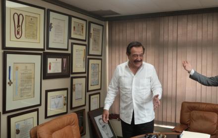Jaime Nebot, alcalde saliente, en una entrevista con diario EXPRESO.