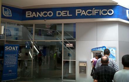 Referencial. El Banco Pacífico tuvo a septiembre de este año $ 80,7 millones de utilidades.