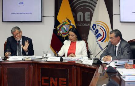Imagen referencial. Diana Atamaint, presidenta del CNE.