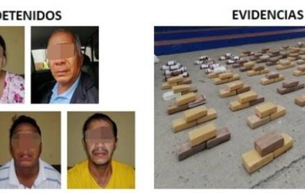 Policía incauta 273 kilos de cocaína en Guayaquil