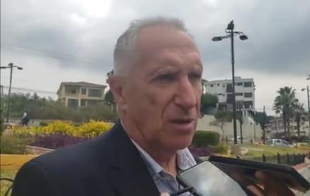 Luis Hilbert, abogado del Colón de Argentina, está en Guayaquil.