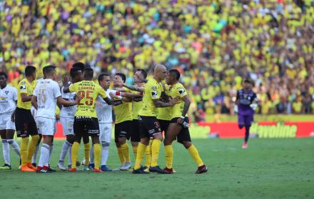 Escollo. Liga de Quito fue un rival que condenó a Barcelona en la primera etapa del campeonato local, y en la segunda tampoco le pudo ganar.