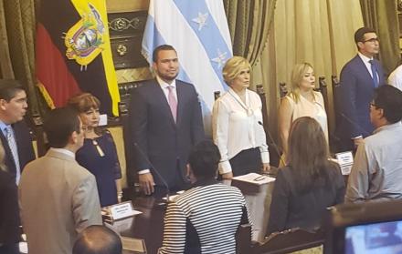 Josué Sánchez fue elegido como el nuevo vicealcalde de Guayaquil.