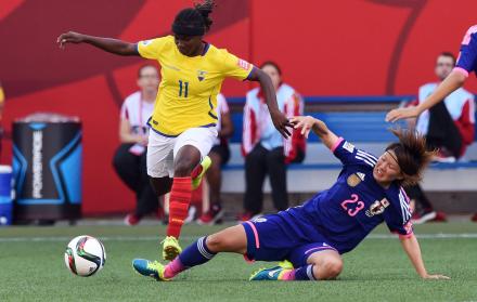 Imagen referencial. Partido entre Ecuador y Japón 2015.
