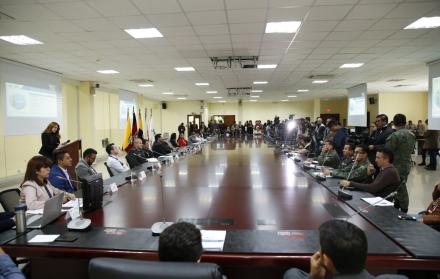 En la Mesa de Seguridad participarán 16 instituciones del Estado.