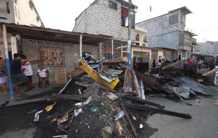El flagelo ocurrió a las 13:40, en las calles 26 y la Ch