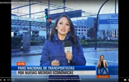 Tras el incidente se informó que el camarógrafo se encuentra estable.