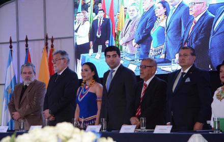 Desde las instalaciones del CNE en Quito, Diana Atamaint se refirió a la observación electoral, que aseguró “es fundamental para intercambiar conocimientos y experiencias”.