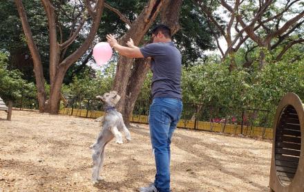 Una de esas áreas ‘pet friendly’ en Guayaquil es el Parque Lineal de la Kennedy Norte.