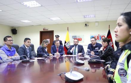 Representantes de la Secretaria de Seguridad, del ECU-911, de la AMT y de la AMC presentaron un balance.