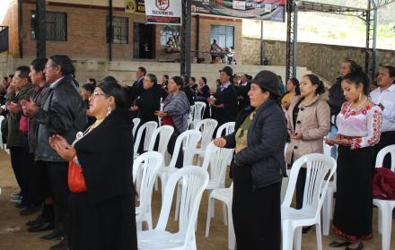 La comunidad elevó oraciones por los desaparecidos hace tres lustros.