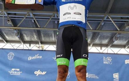 El ciclista Santiago Montenegro se ubicó en el quinto lugar en la Vuelta Ciclística a Miranda.