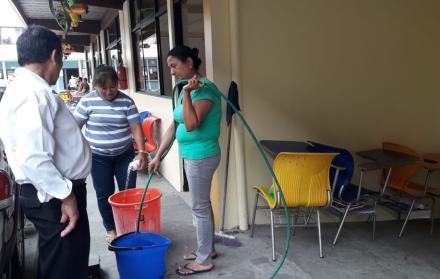 Las clases en la Escuela de Educación Básica Fiscomisional Esteban Cordero Borrero, donde se registró el caso de meningitis, ya fueron restablecidas. (Martha Torres / Extra)