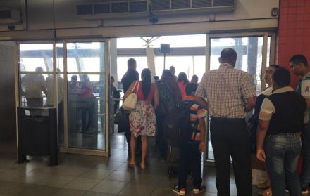 No hubo aglomeración en las boleterías de las terminales.