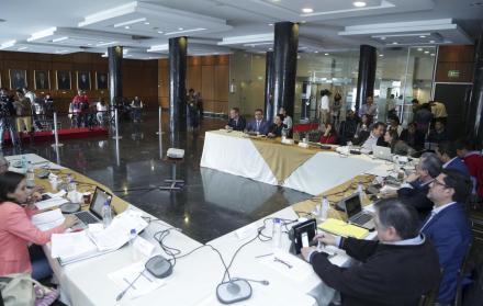 Discusión. El sábado pasado sesionó la Comisión de Régimen Económico para tratar el proyecto de ley.
