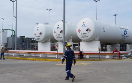 Imagen referencial. Planta de Petroecuador.