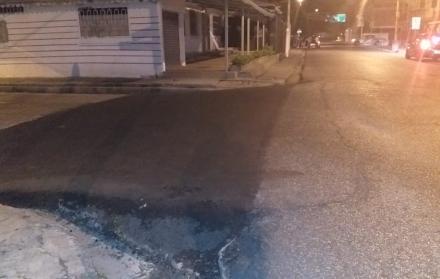 La mejora consistió en remoción y reparación del pavimento y fue gestionada por la Dirección Municipal de Obras Públicas.