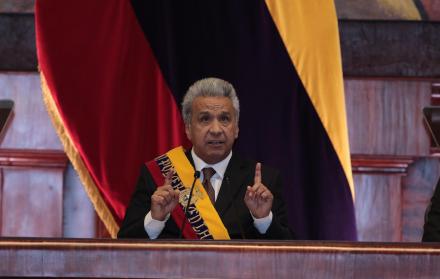 Referencial. Lenín Moreno rompió el silencio y se pronunció con respecto a la situación del CPCCS.
