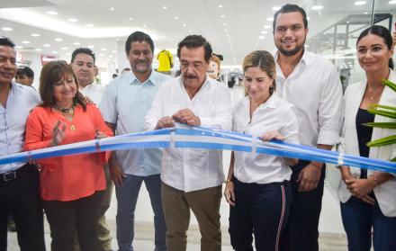 El alcalde Jaime Nebot participó en la inauguración, este lunes 1 de abril de 2019.
