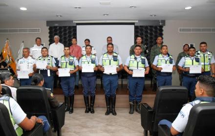 Andrés Roche, gerente de la ATM, señaló que la capacitación teórica de los uniformados se desarrolló en las instalaciones de ATM Los Ceibos.