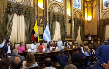 La semana pasada, la alcaldesa de Guayaquil, Cynthia Viteri, firmó un convenio de seguridad con la fiscal Diana Salazar y la titular de Judicatura, María del Carmen Maldonado.