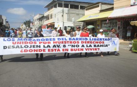 Habitantes del barrio La Libertad piden que se reubiquen a los comerciantes.