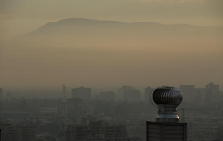 Referecnial. Contaminación en Santiago de Chile.