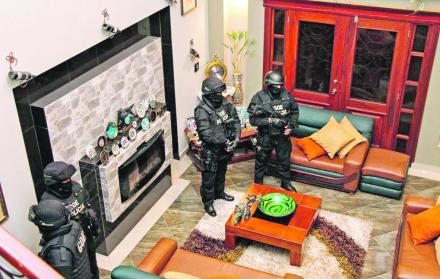 Diligencias. El fin de semana pasado la Policía apoyó a la Fiscalía en el desarrollo de siete allanamientos.