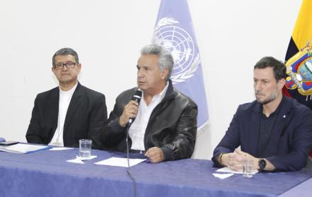 El domingo, el Ejecutivo llegó a un acuerdo con la Conaie, en un encuentro mediado por representantes de Naciones Unidas y la Conferencia Episcopal Ecuatoriana.