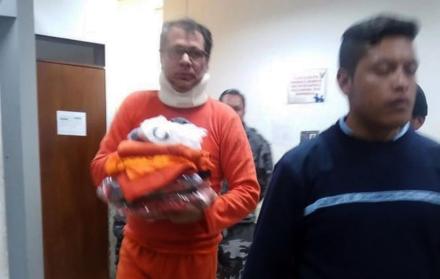 Glas se encuentra en una celda individual de la cárcel de Latacunga.