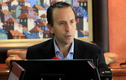 Patricio Alarcón, presidente del Comité Empresarial Ecuatoriano.