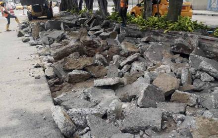 La intervención se ejecuta en el marco del programa de reconstrucción de vías con hormigón rígido impulsado por el Cabildo.