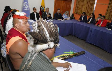 Esta decisión se tomó luego del dialogo que mantuvieron dirigentes indígenas y autoridades gubernamentales.