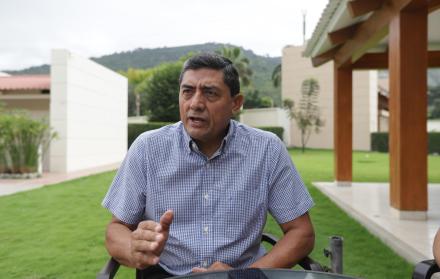 Hasta el momento ha liderado dos marchas pacíficas para reclamar obras para la comunidad y la salida de las canteras.