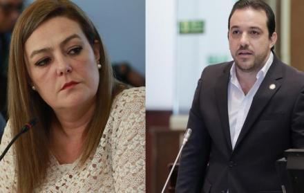 Lourdes Cuesta (i) y Roberto Gómez (d) deberán presentar las pruebas de cargo en contra de la funcionaria.