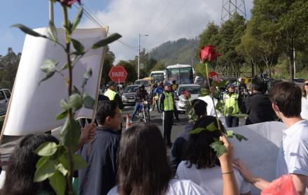 Se tomaron la Simón Bolívar por la seguridad vial