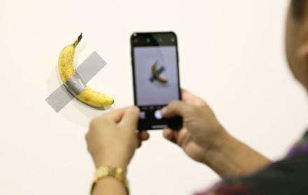 La obra fue fotografiada y compartida en redes por miles de personas.
