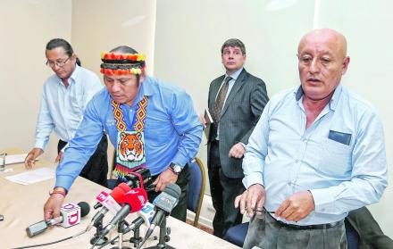 Rechazo. Colectivos amazónicos se oponen a la limpieza en el Aguarico.