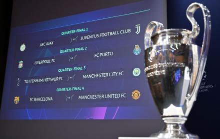 Los otros emparejamientos para la ronda de cuartos (9-19 y 16-17 de abril) son. Ajax de Ámsterdam - Juventus, Liverpool - Oporto y Tottenham - Manchester City.